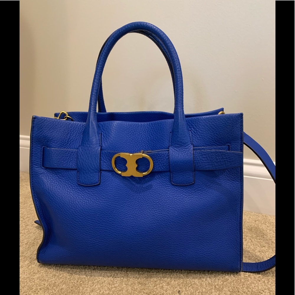 Tory Burch Gemini Link Leather Satchel